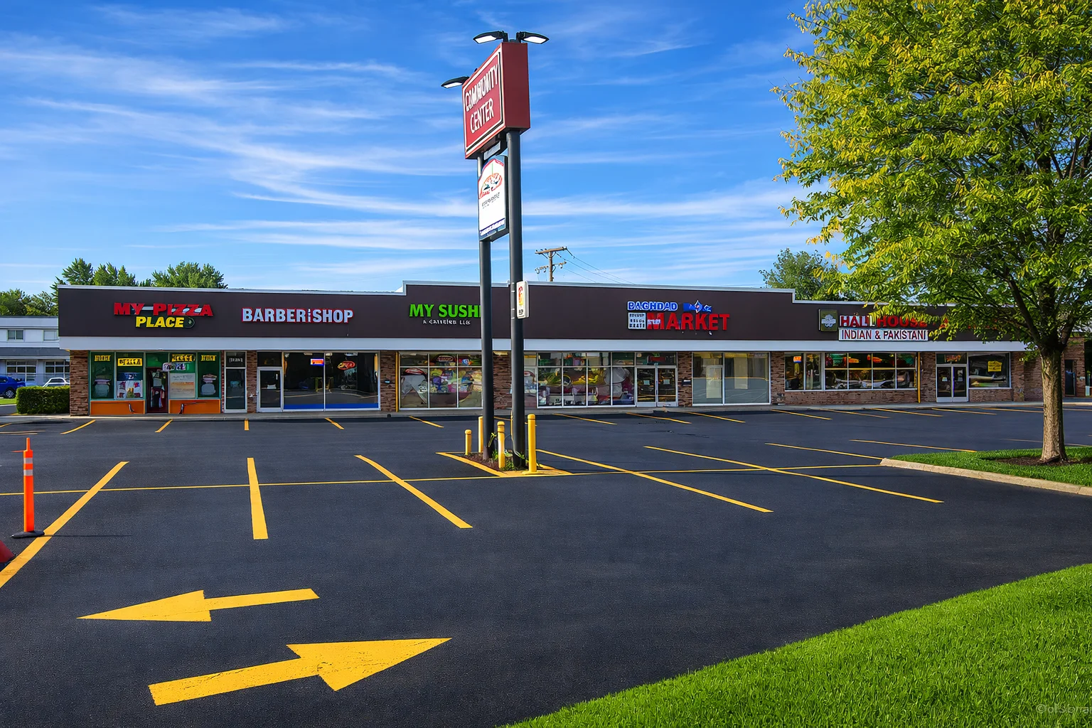Doge Point Center - Retail for lease in 11570 15 Mile Rd. Sterling Heights, MI 48312